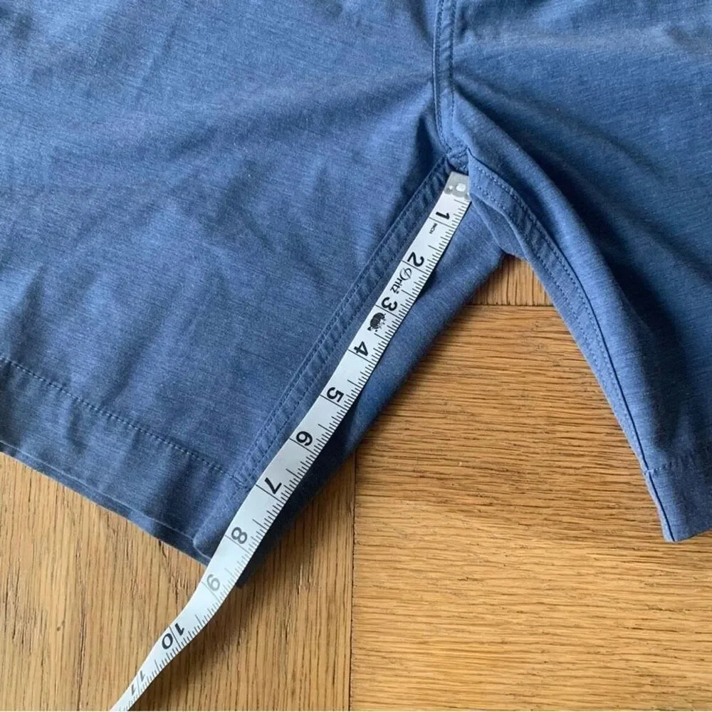 Faherty Mens All Day Shorts 38 Blue Drawstring 7